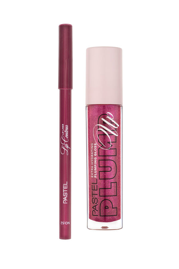 Pastel Plumping Gloss 205 + Pastel Lip Contour Lip Liner