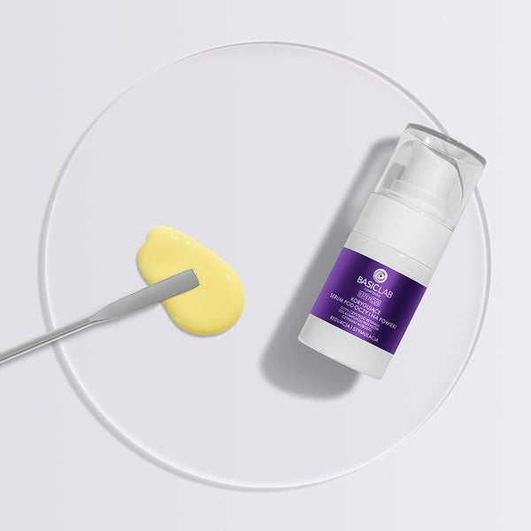 BasicLab Corrective Eye Serum with 0.03% Retinal, 20% Peptide Complex and Growth Factors, Reduction and Stimulation 15ml