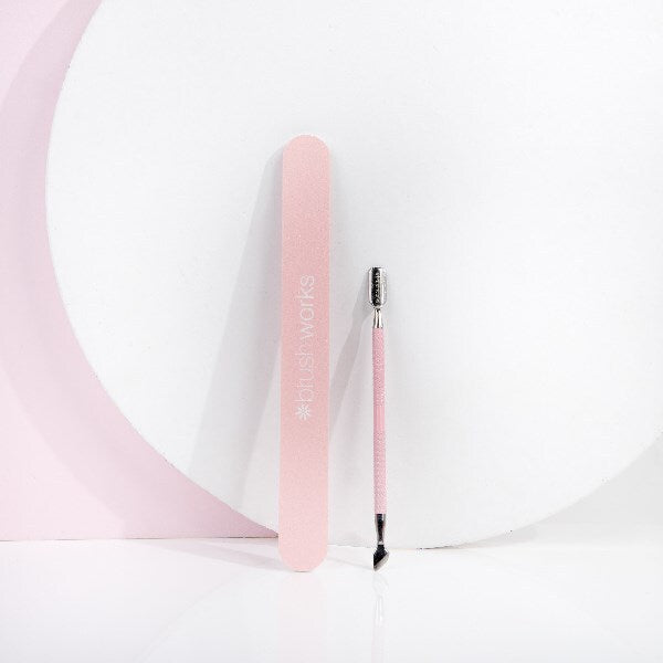 Brushworks Cuticle Pusher and Files