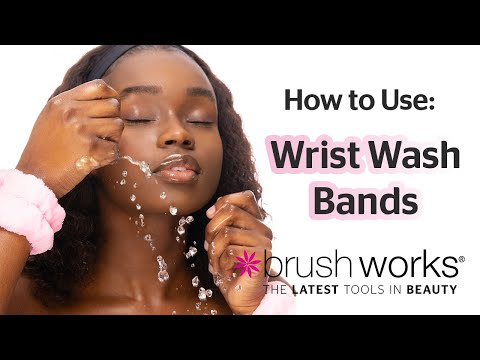 Brushworks Microfibre Wrist Wash Bands