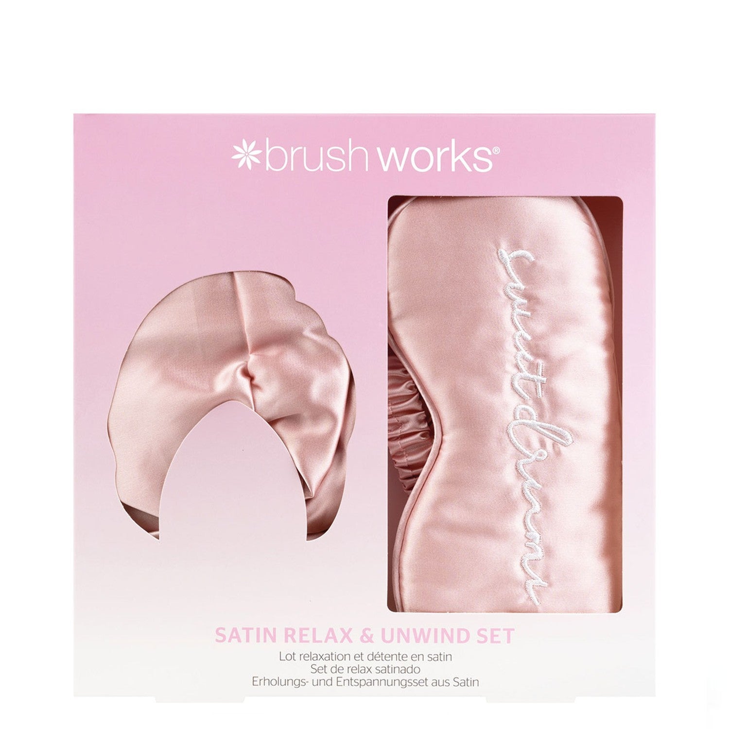 Brushworks Satin Relax and Unwind Set