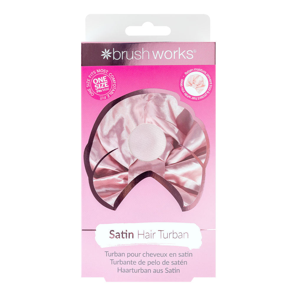 Brushworks Satin Hair Turban – Skin Care Albania