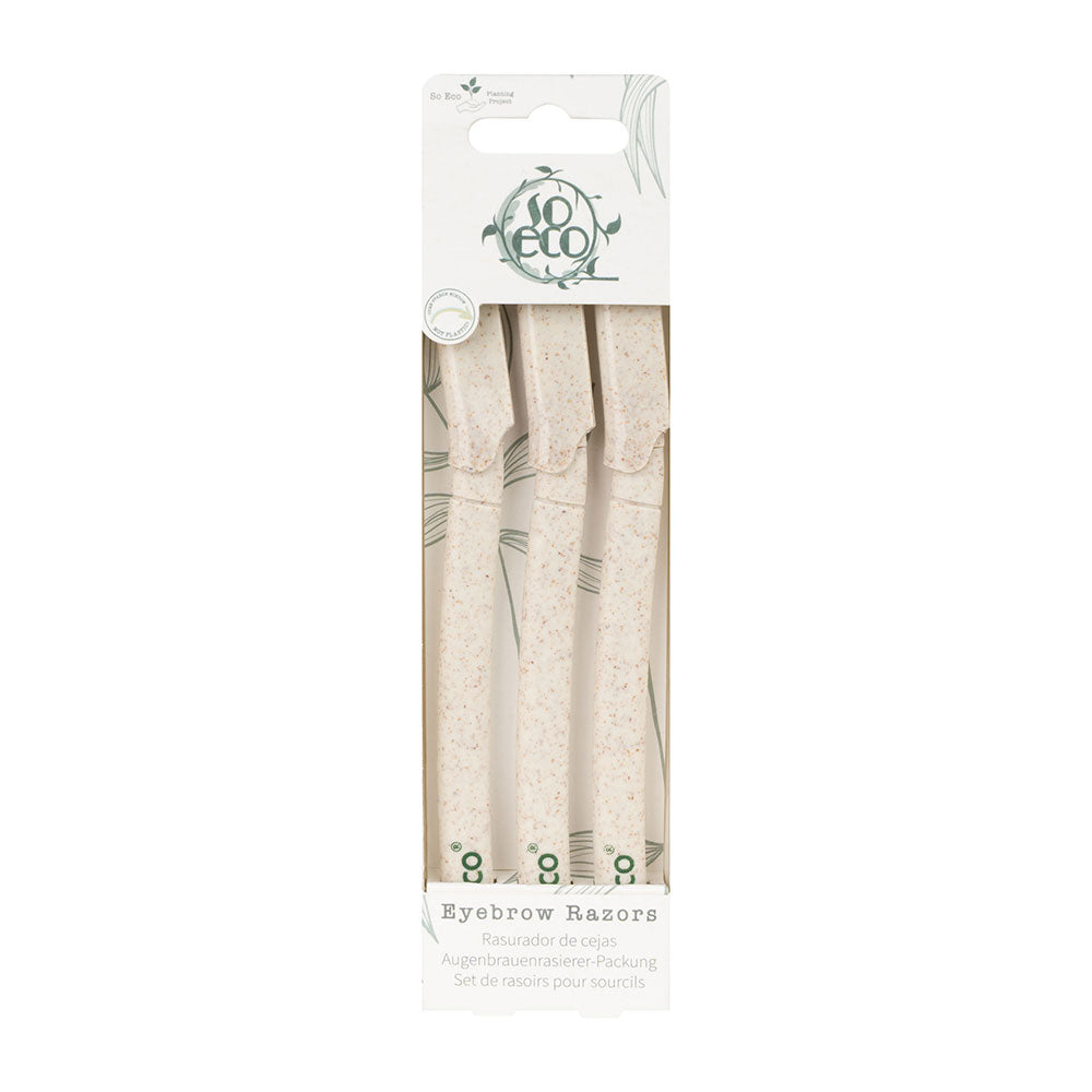 So Eco Eyebrow Razors (Pack of 3)