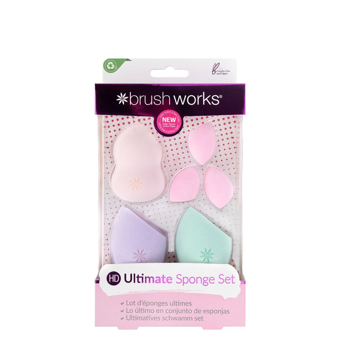 Brushworks Ultimate Complexion Sponge Set 6 pcs