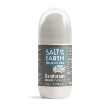 Salt of the Earth Deodorant Roll On Vetiver + Citrus 75ml