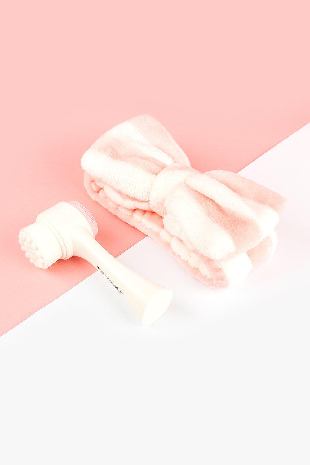 Brushworks Luxury Facial Cleansing Brush & Headband