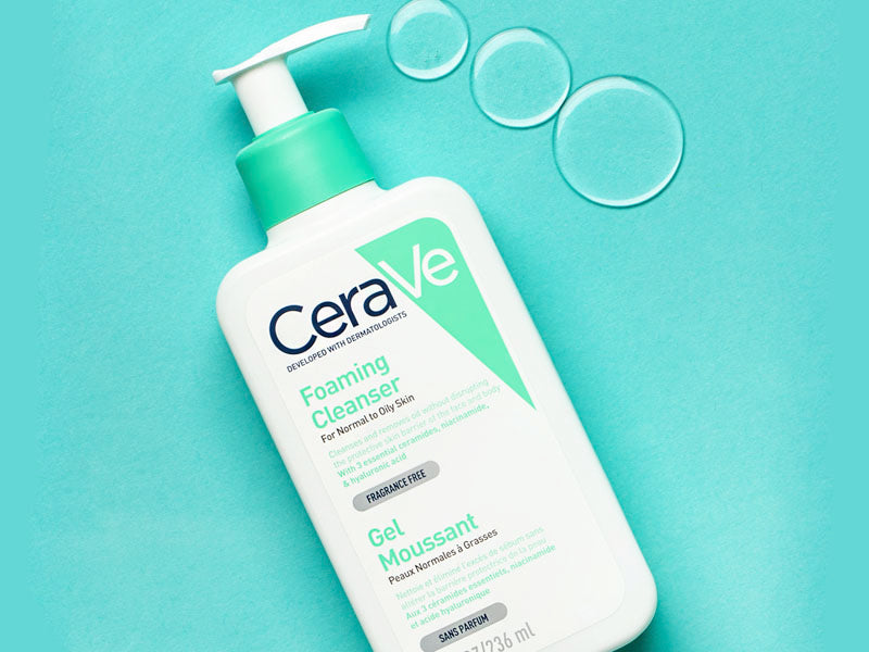 CeraVe Foaming Cleanser With Niacinamide For Normal To Oily Skin