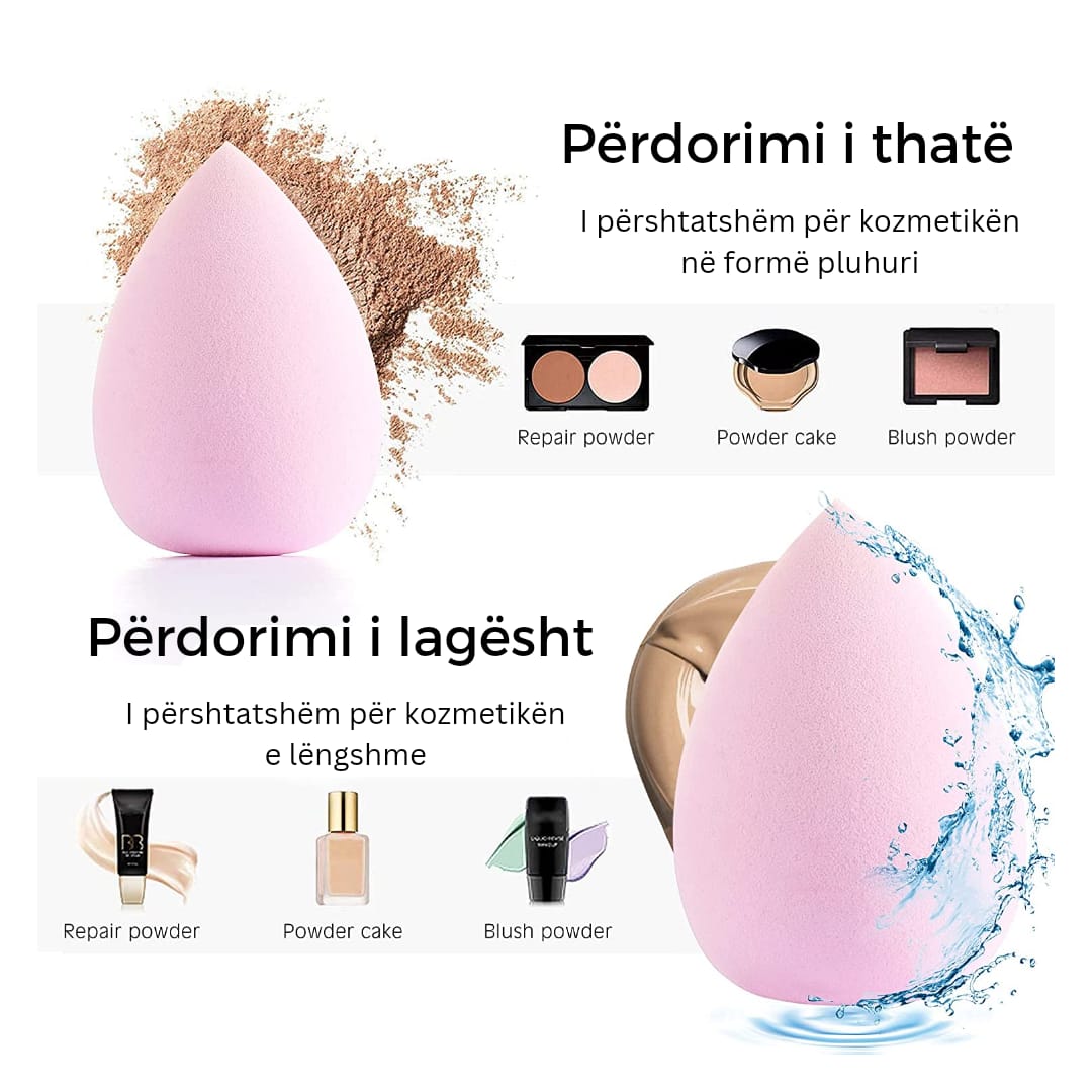Makeup Beauty Blender Sponge With Box Set 4 cop