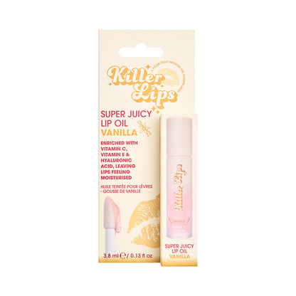Killer Lips Super Juicy Lip Oil Vanilla 3.8ml