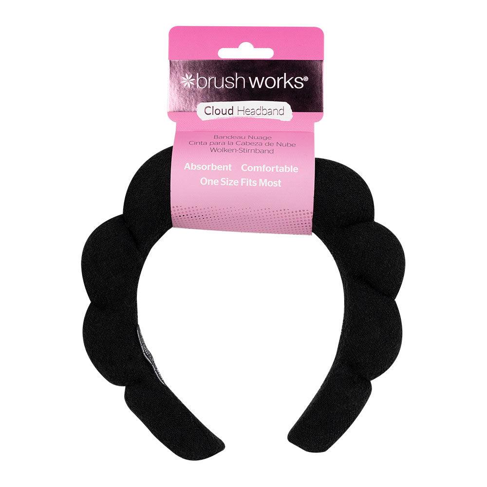 Brushworks Black Cloud Headband