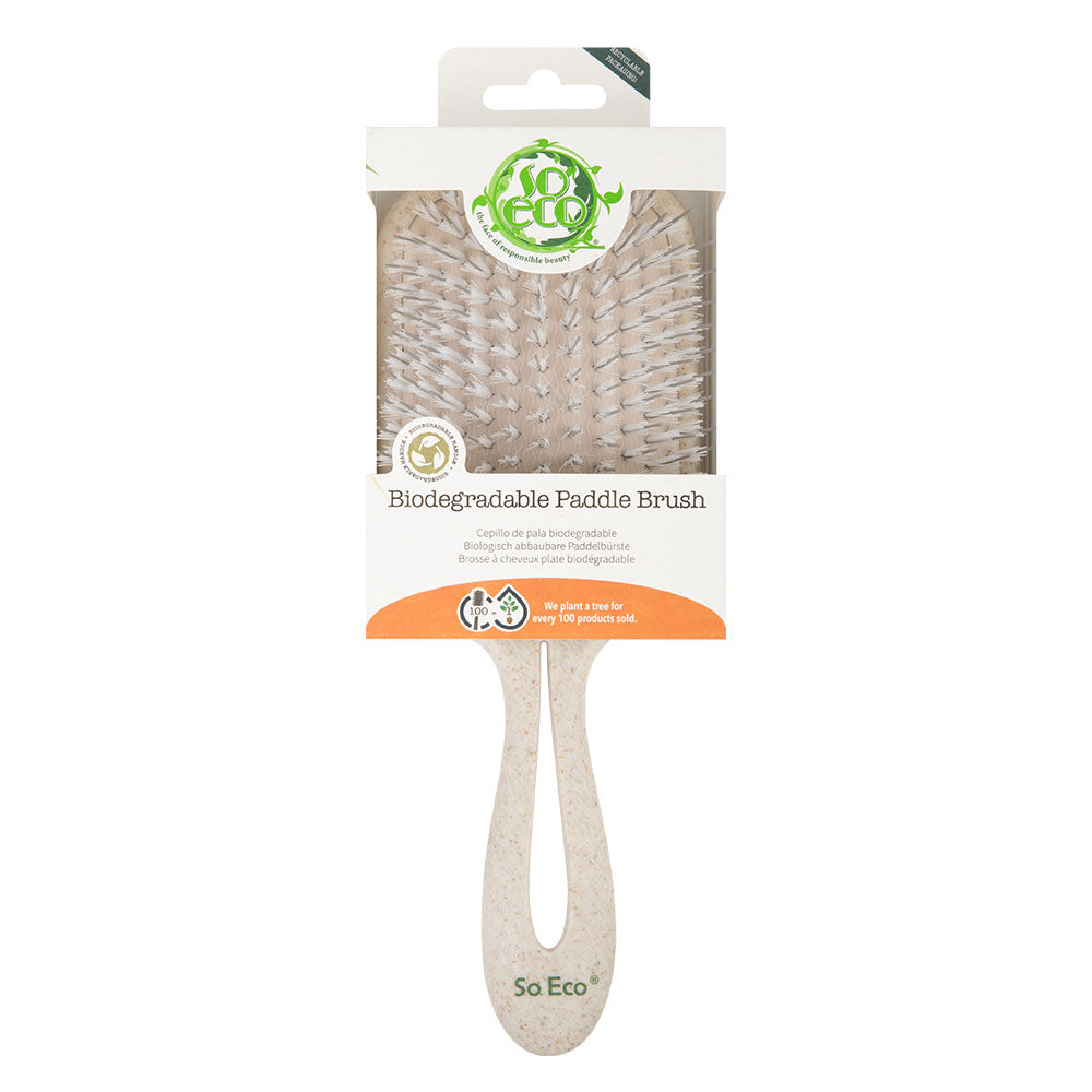 So Eco Biodegradable Paddle Brush
