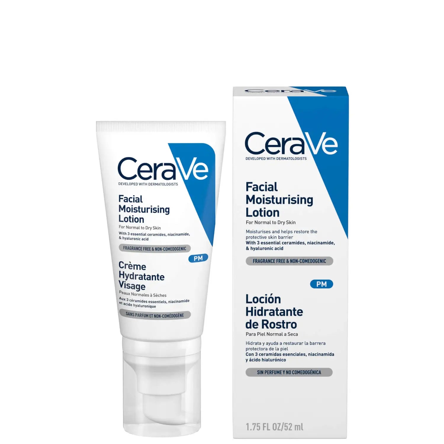 CeraVe PM Facial Moisturising Lotion 52ml