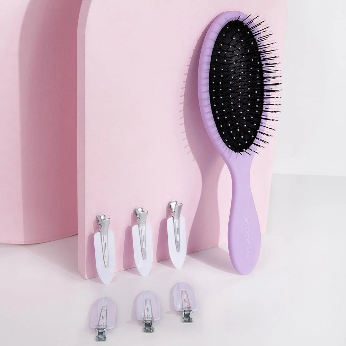 Brushworks Luxury Hair Styling Set Purple