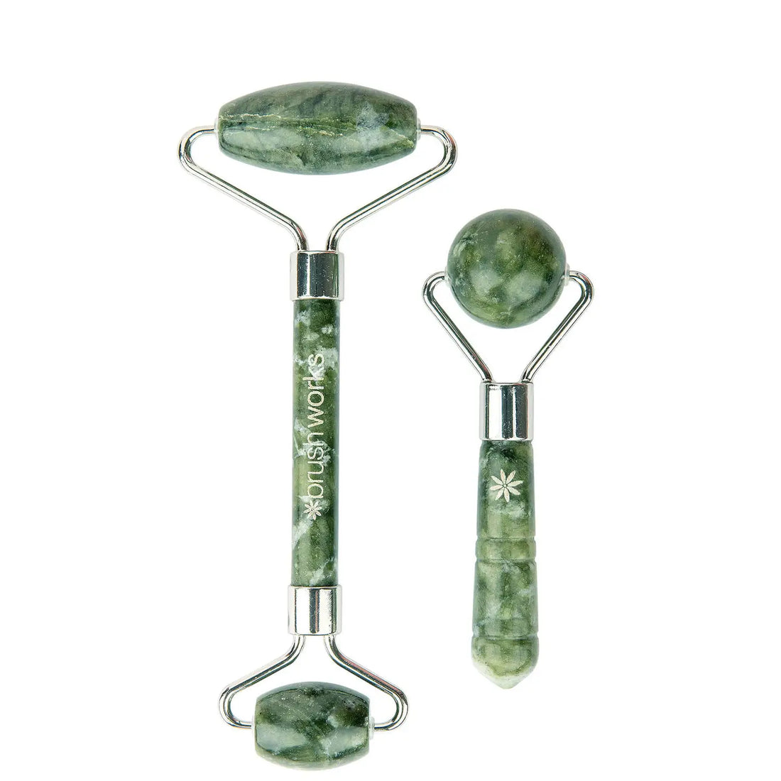 Brushworks Jade Roller &amp; Globe Set