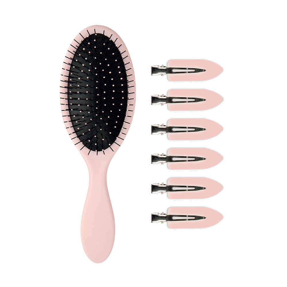 Brushworks Luxury Hair Styling Set (Pink)