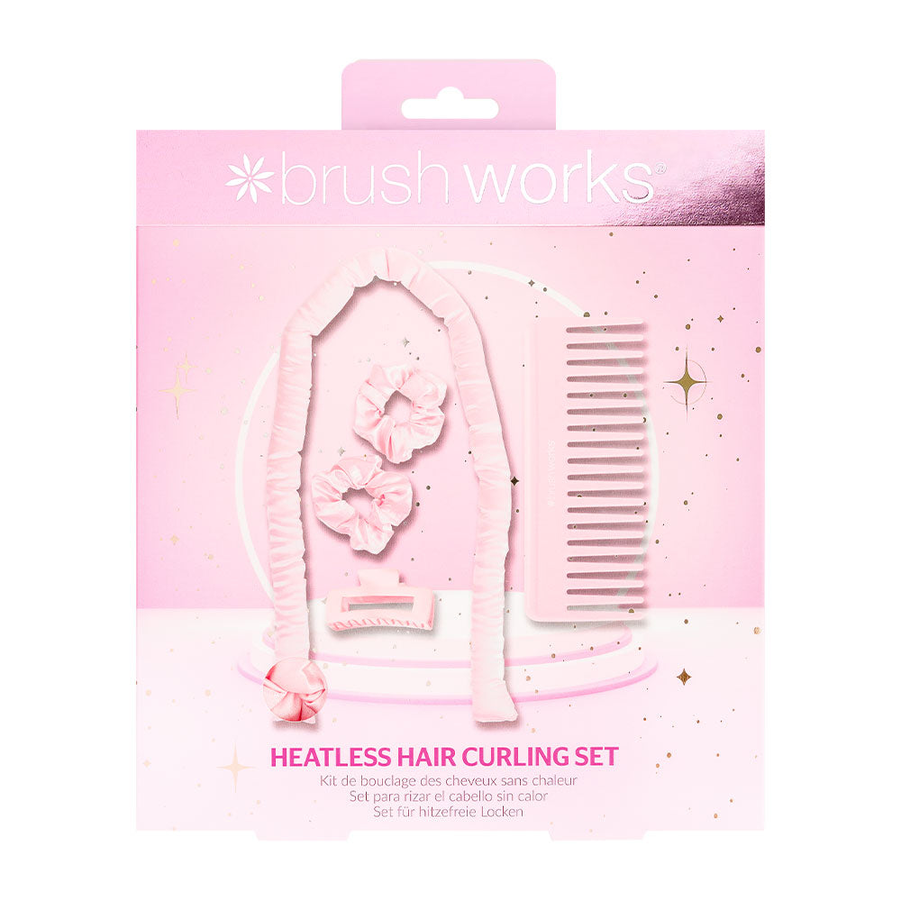 Brushworks Heatless Hair Curling Set