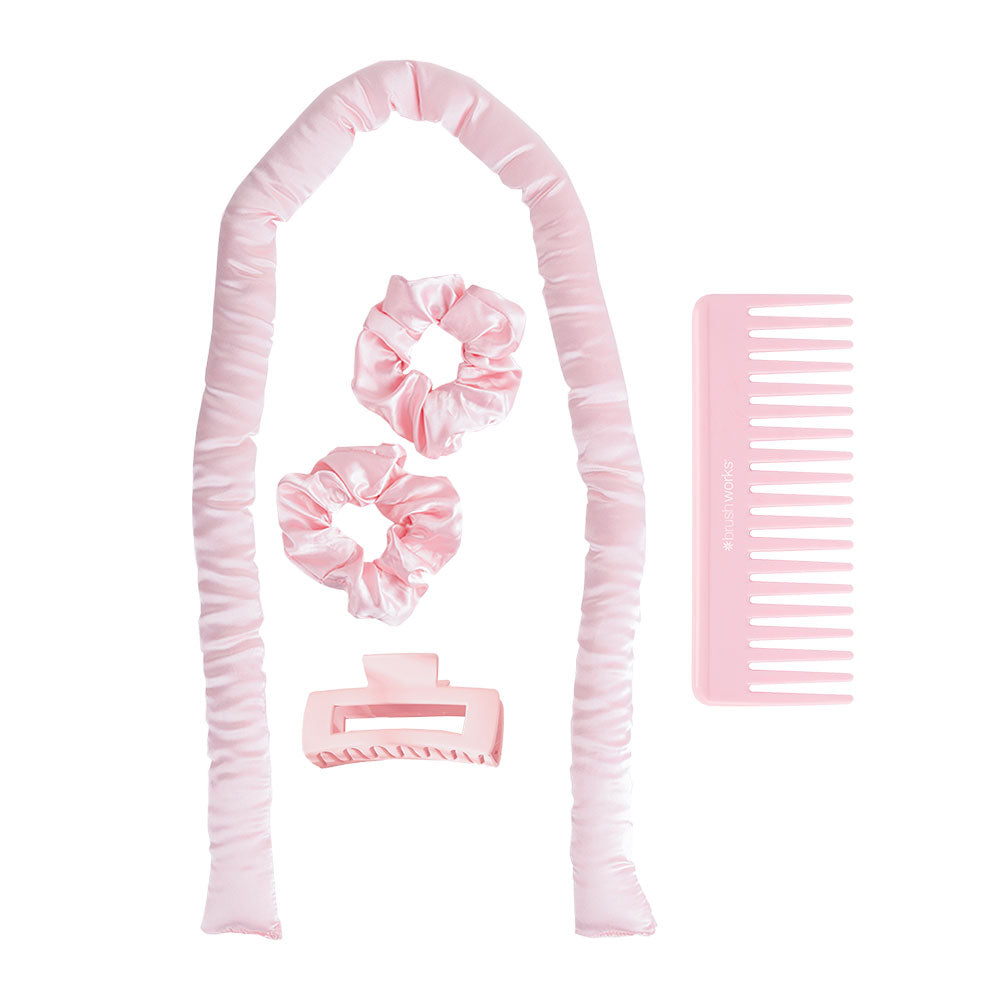 Brushworks Heatless Hair Curling Set