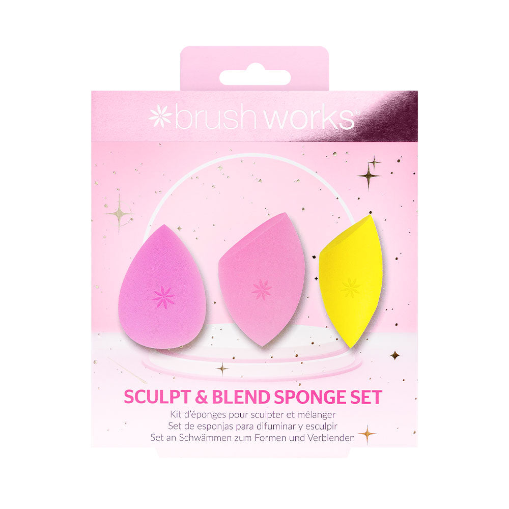 Brushworks Sculpt & Blend Sponge Set