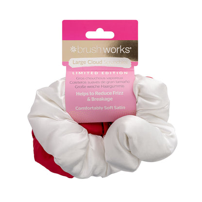 Brushworks Limited Edition Large Cloud Scrunchies (Red)