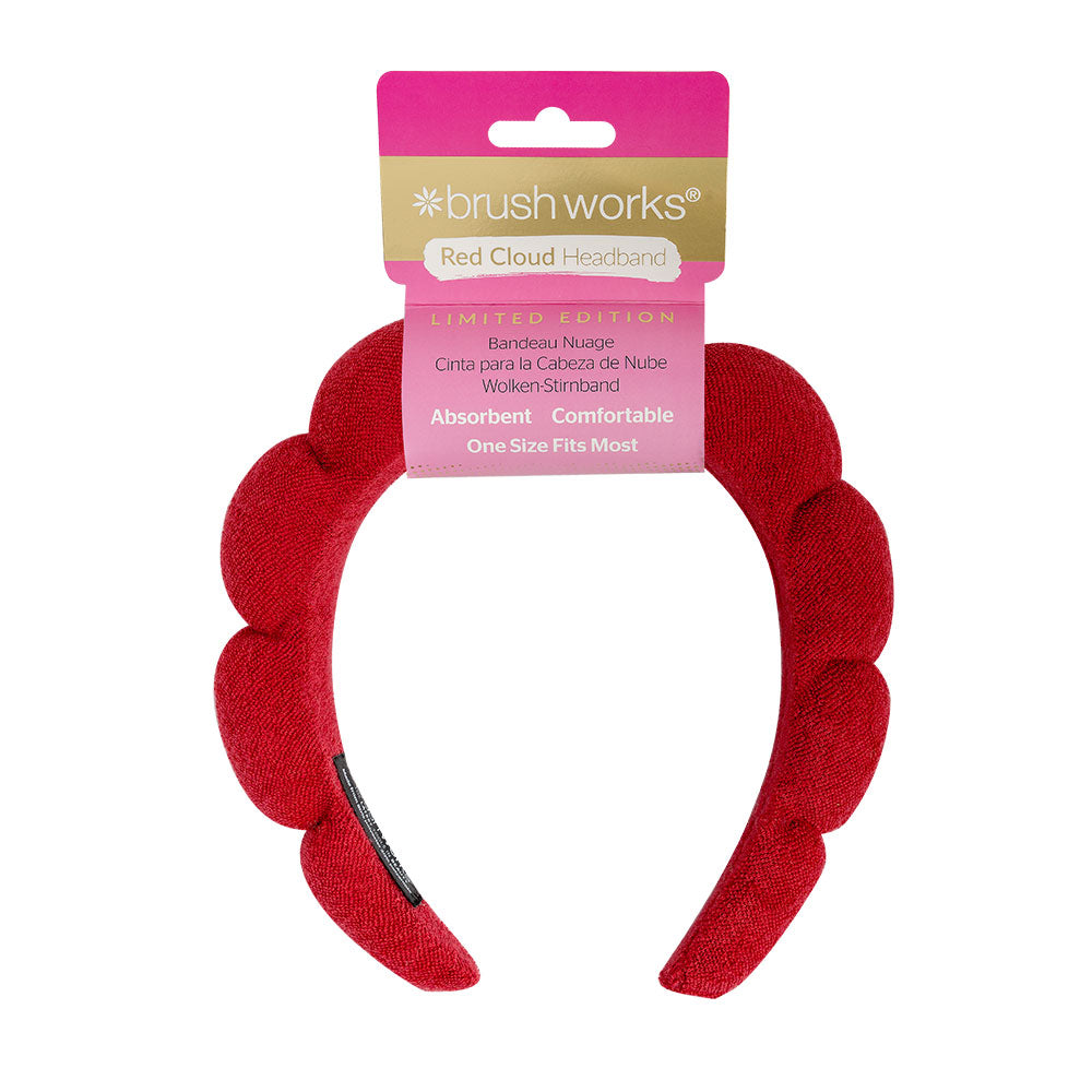 Brushworks Limited Edition Cloud Headband (Red)