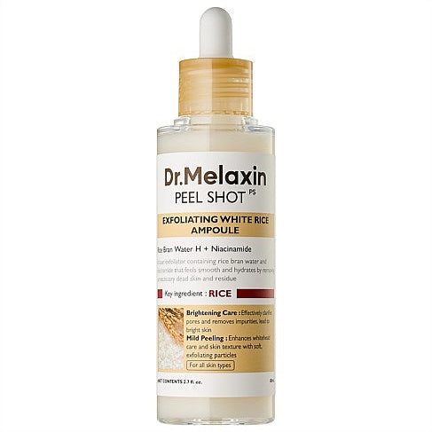 Dr.Melaxin Peel Shot Exfoliant White Rice Ampoule 80ml
