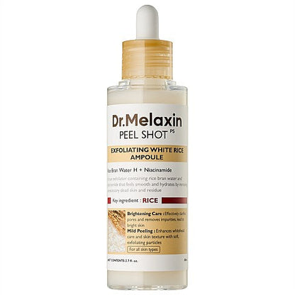 Dr.Melaxin Peel Shot Exfoliant White Rice Ampoule 80ml