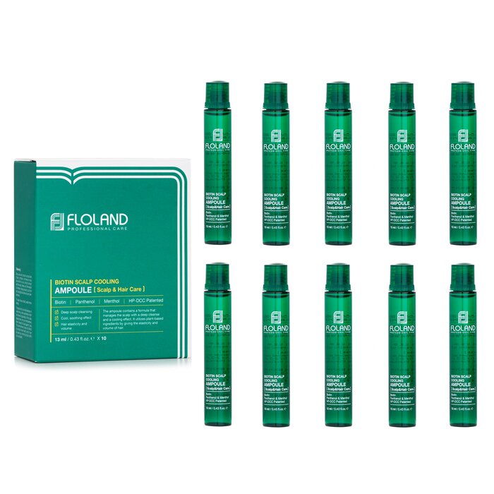 Floland Biotin Scalp Cooling Ampoule (10 pcs)
