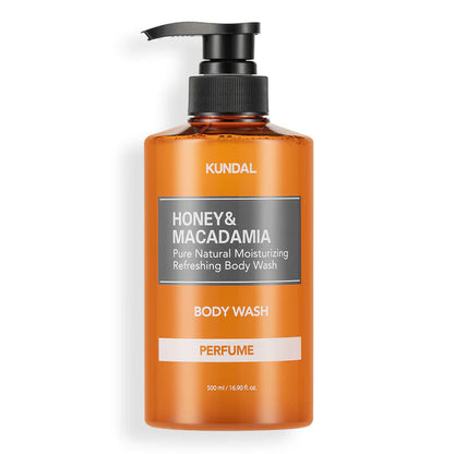 Kundal Honey &amp; Macadamia Pure Natural Moisturizing Refreshing Body Wash 500 ml
