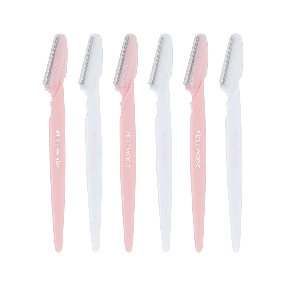 Brushworks Angled Dermaplaners 6 pcs