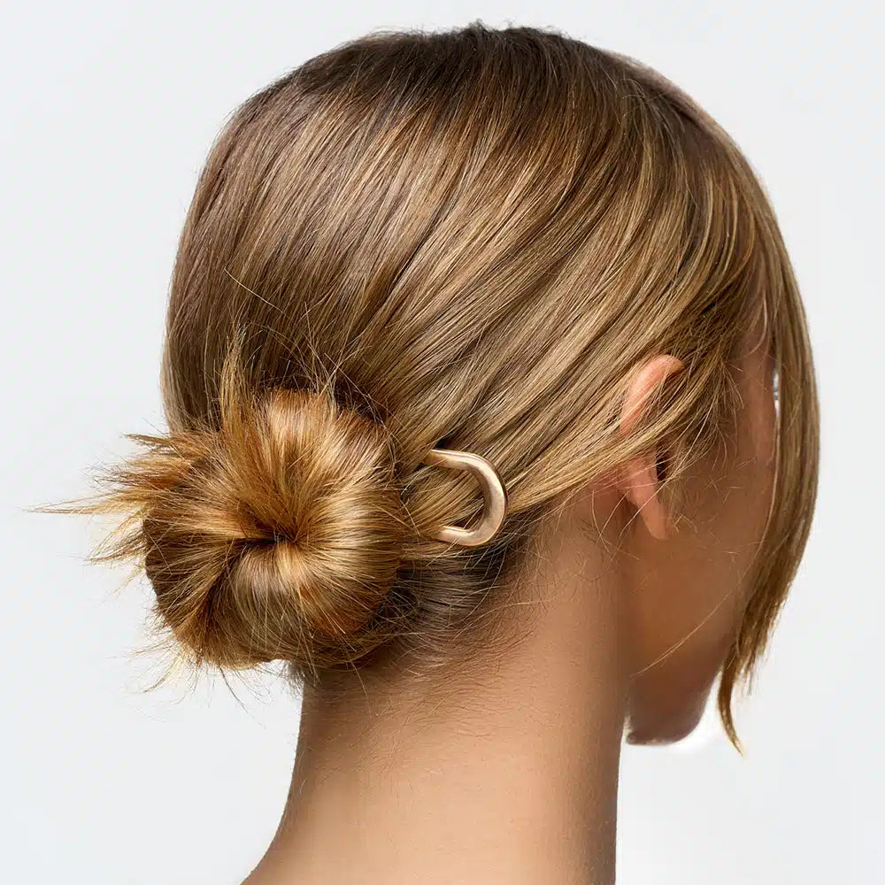 Brushworks French Hair Pin Duo Gold &amp; Silver 2 pcs
