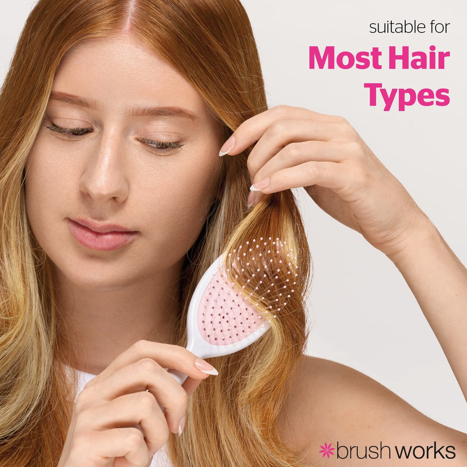 Brushworks Travel Detangling Hair Brush
