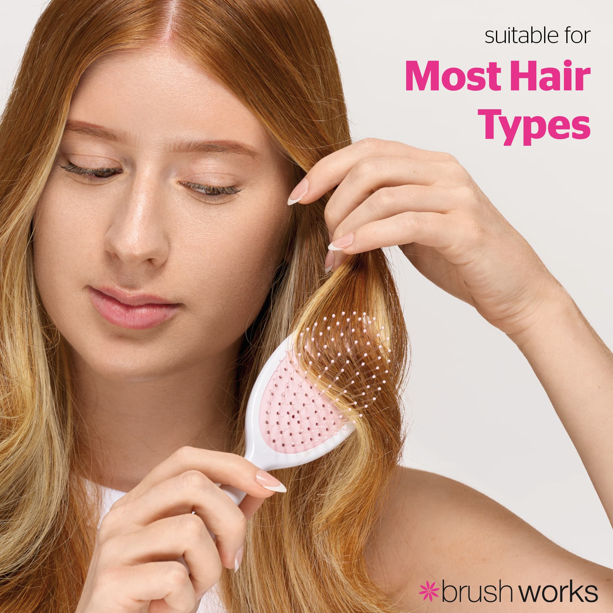 Brushworks Travel Detangling Hair Brush