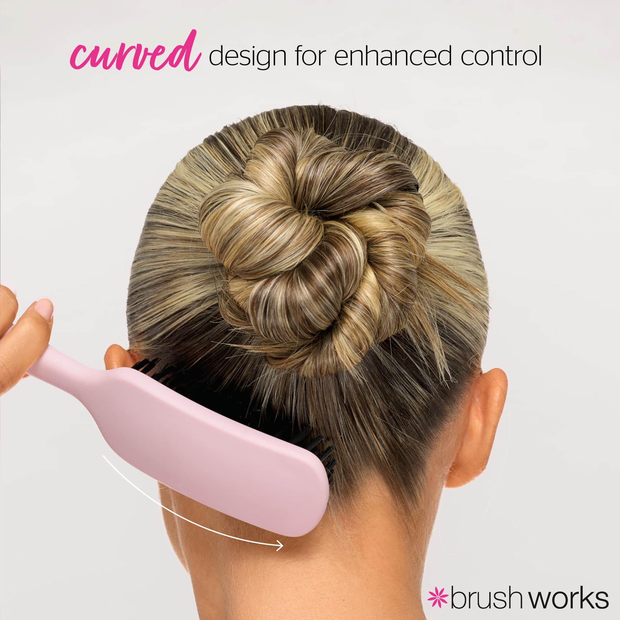 Brushworks Slick Back Bristle Hair Brush