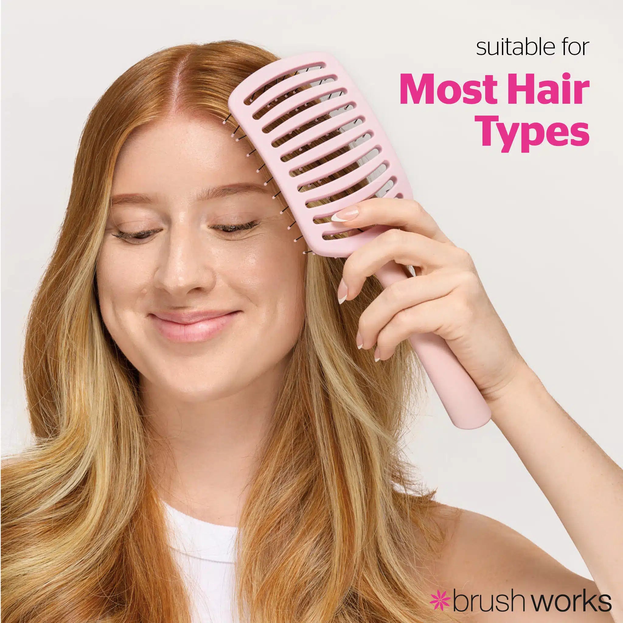 Brushworks Curved Vent Hair Brush