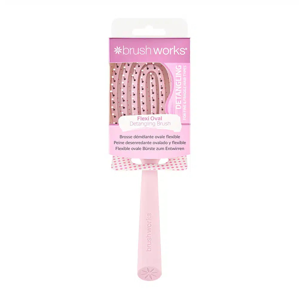 Brushworks Flexi Oval Detangling Hair Brush