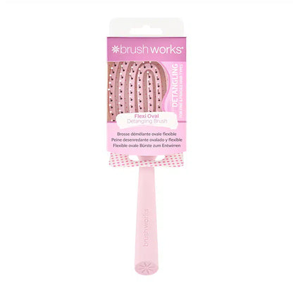 Brushworks Flexi Oval Detangling Hair Brush
