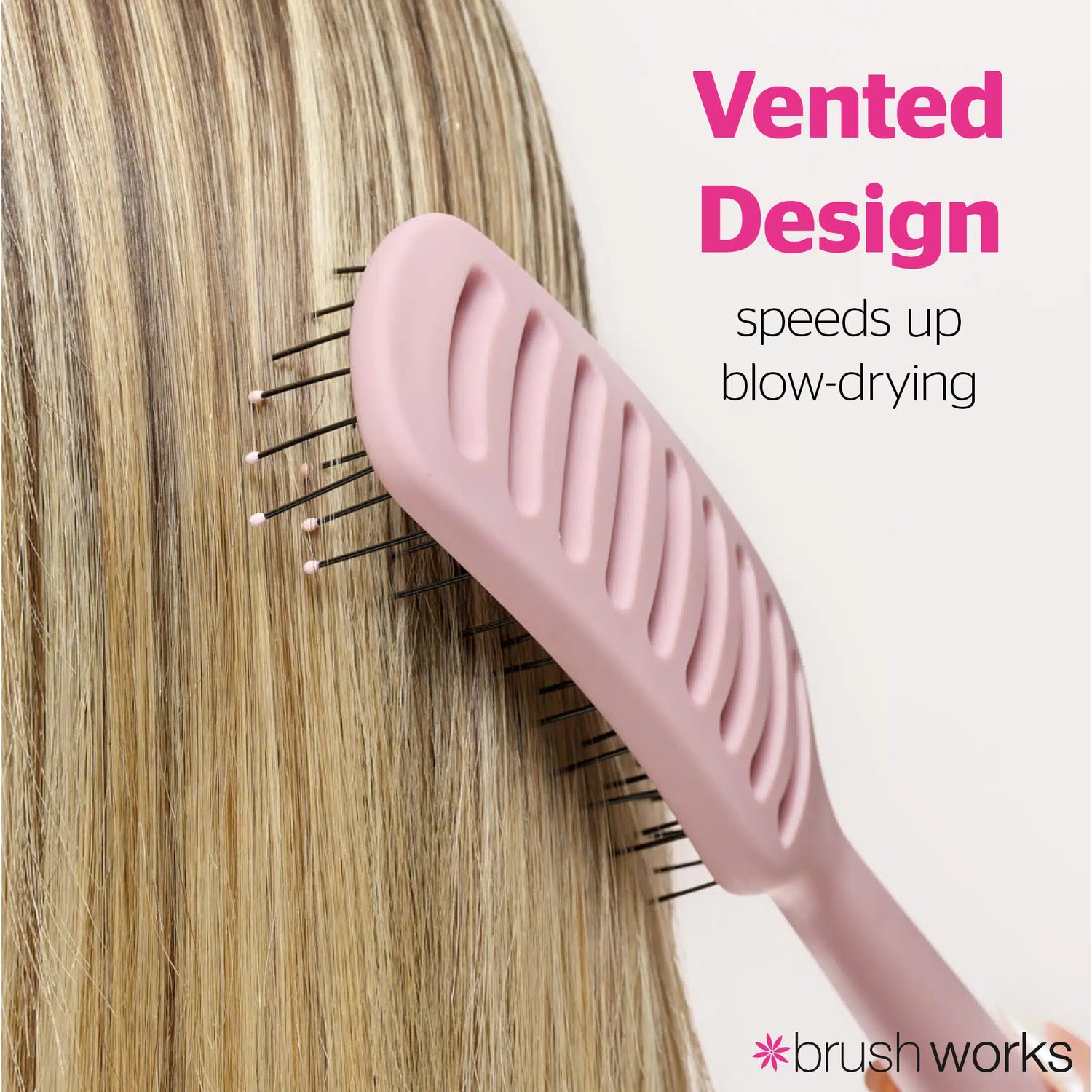 Brushworks Slim Vent Hair Brush