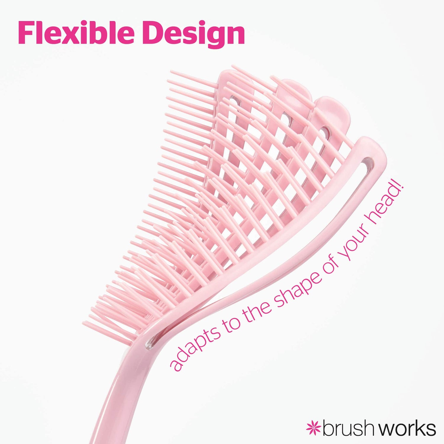 Brushworks Curly Hair Detangling Brush