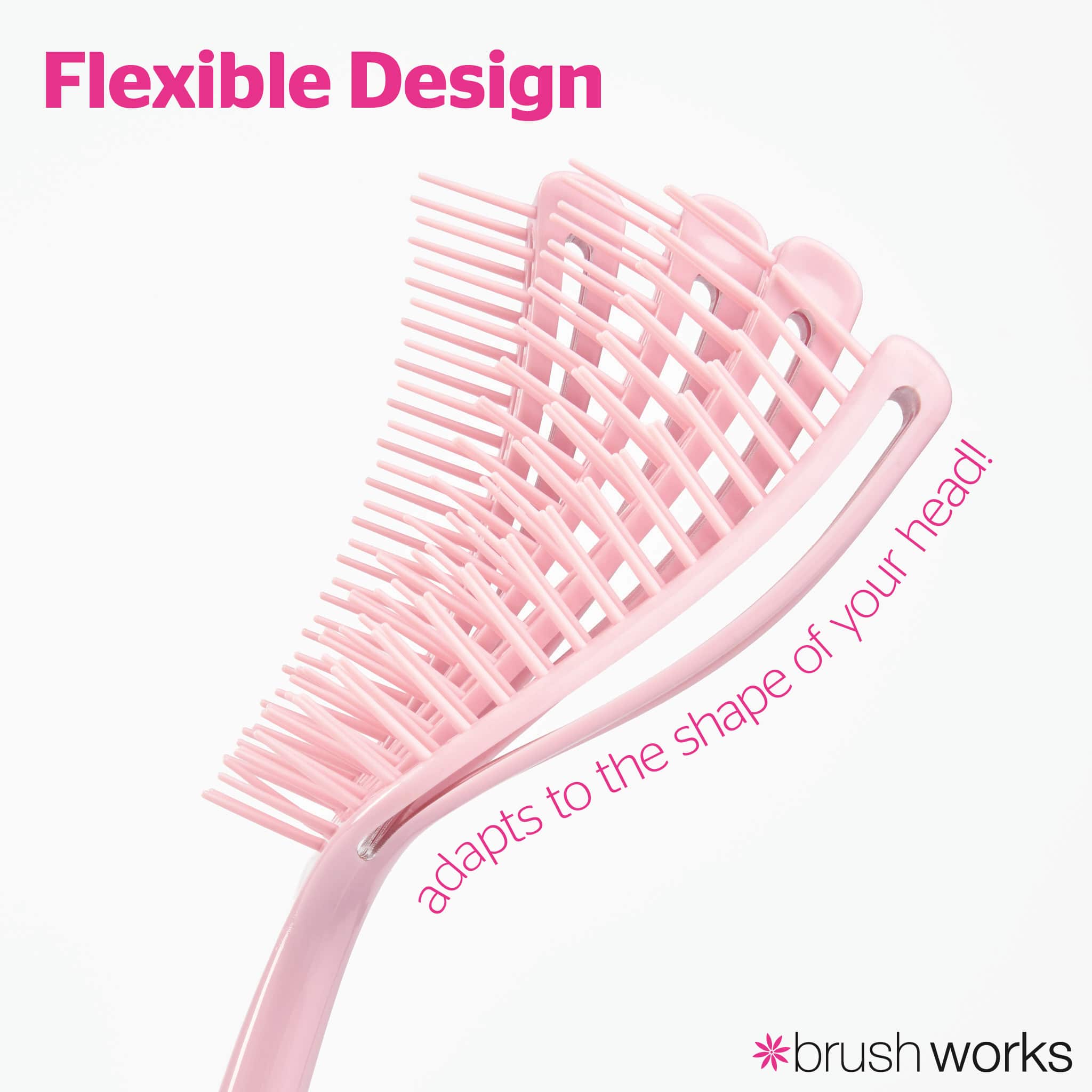 Brushworks Curly Hair Detangling Brush