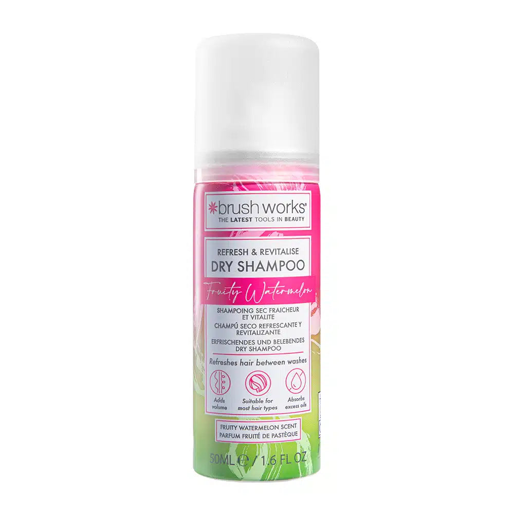 Brushworks Refresh &amp; Revitalise Fruity Watermelon Dry Shampoo  50ml