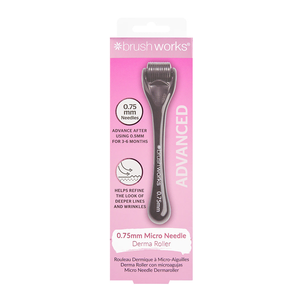 Brushworks Micro Needle Derma Roller – 0.75mm