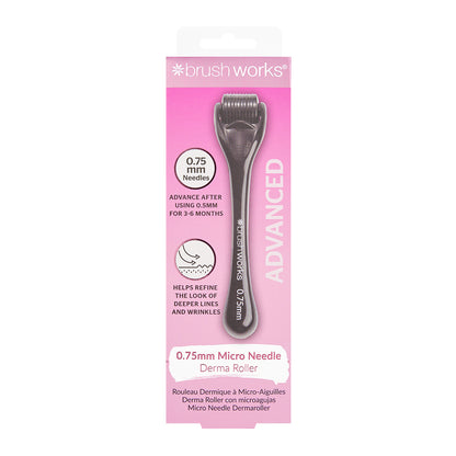 Brushworks Micro Needle Derma Roller – 0.75mm