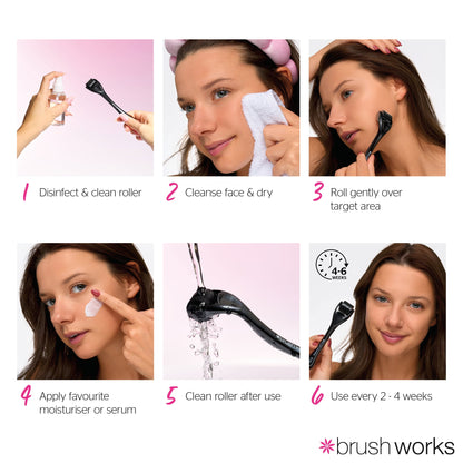 Brushworks Micro Needle Derma Roller – 0.75mm