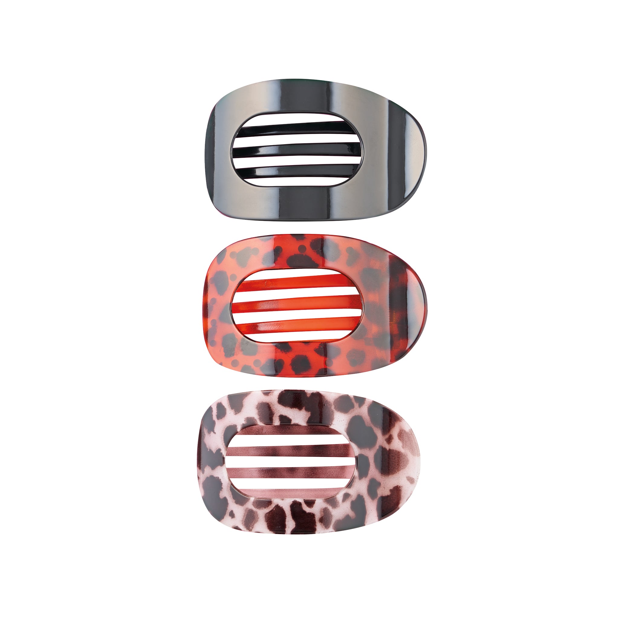 Brushworks Flat Claw Clips 3 Pack | Kapëse Flokësh të Sheshta