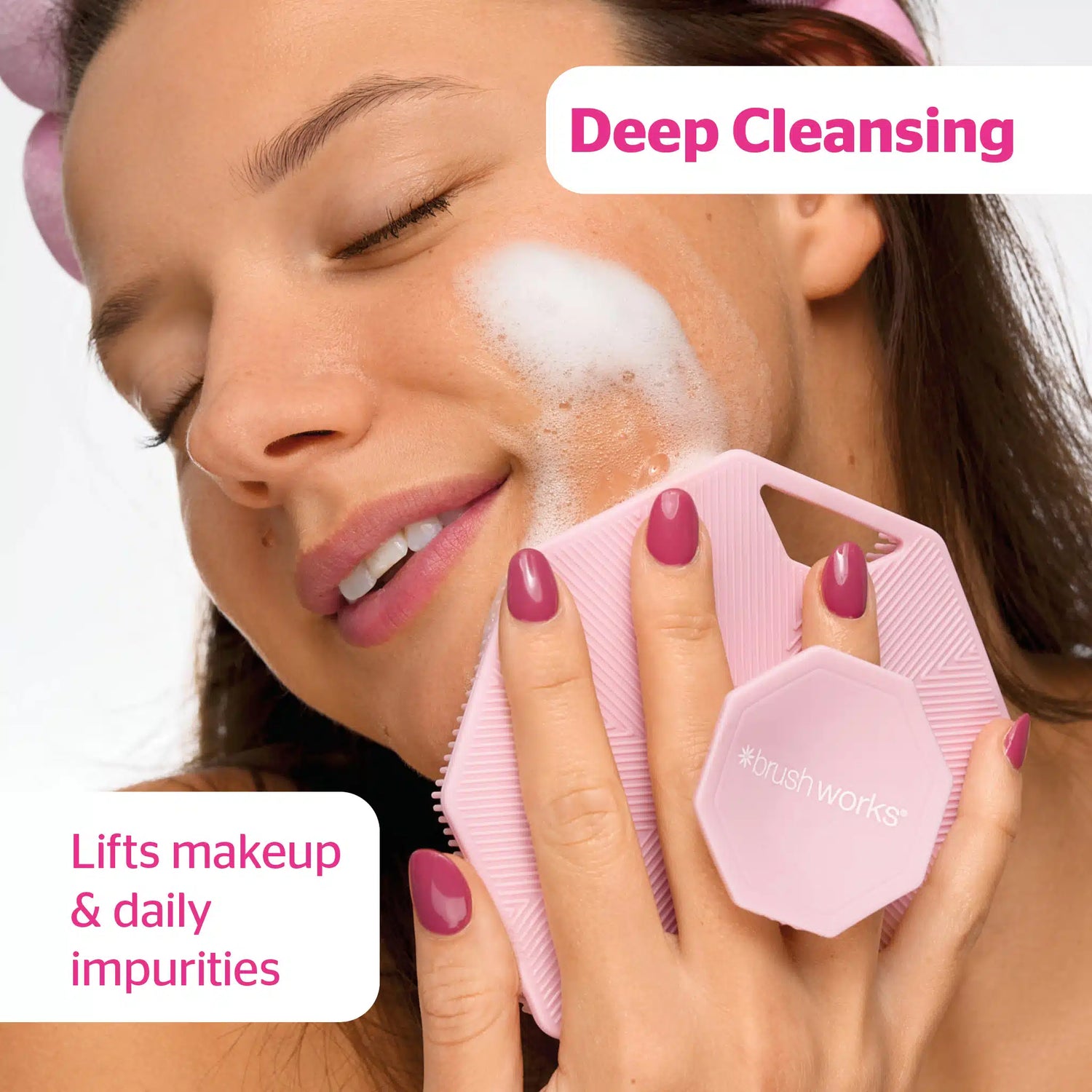 Brushworks Silicone Face &amp; Body Cleansing Brush