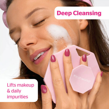 Brushworks Silicone Face &amp; Body Cleansing Brush