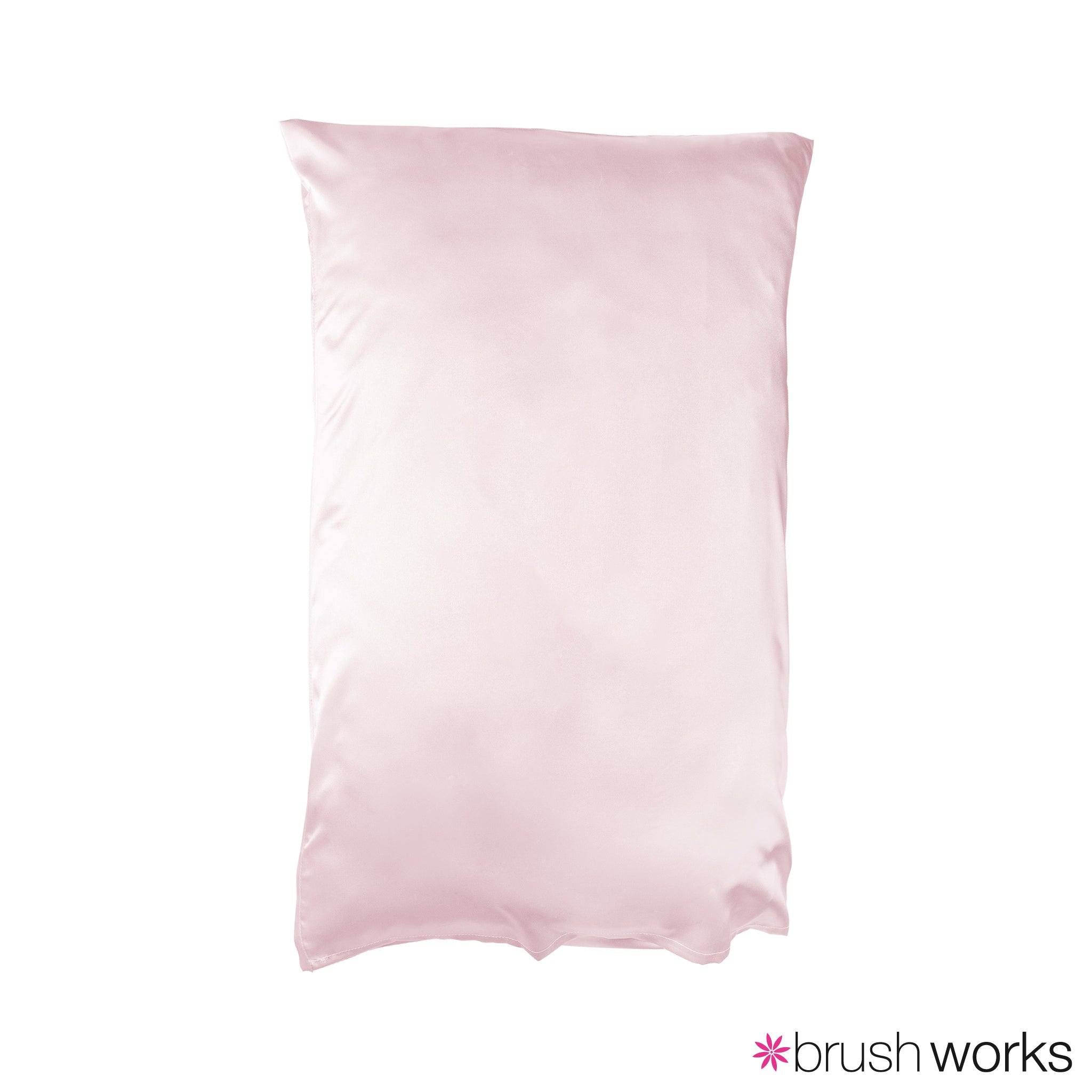 Brushworks Luxe  Satin Pillowcase - Pink