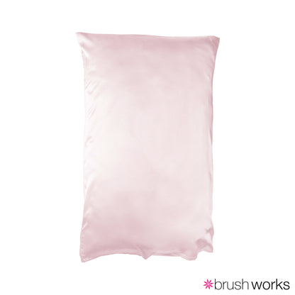 Brushworks Luxe  Satin Pillowcase - Pink
