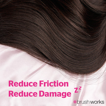 Brushworks Luxe  Satin Pillowcase - Pink