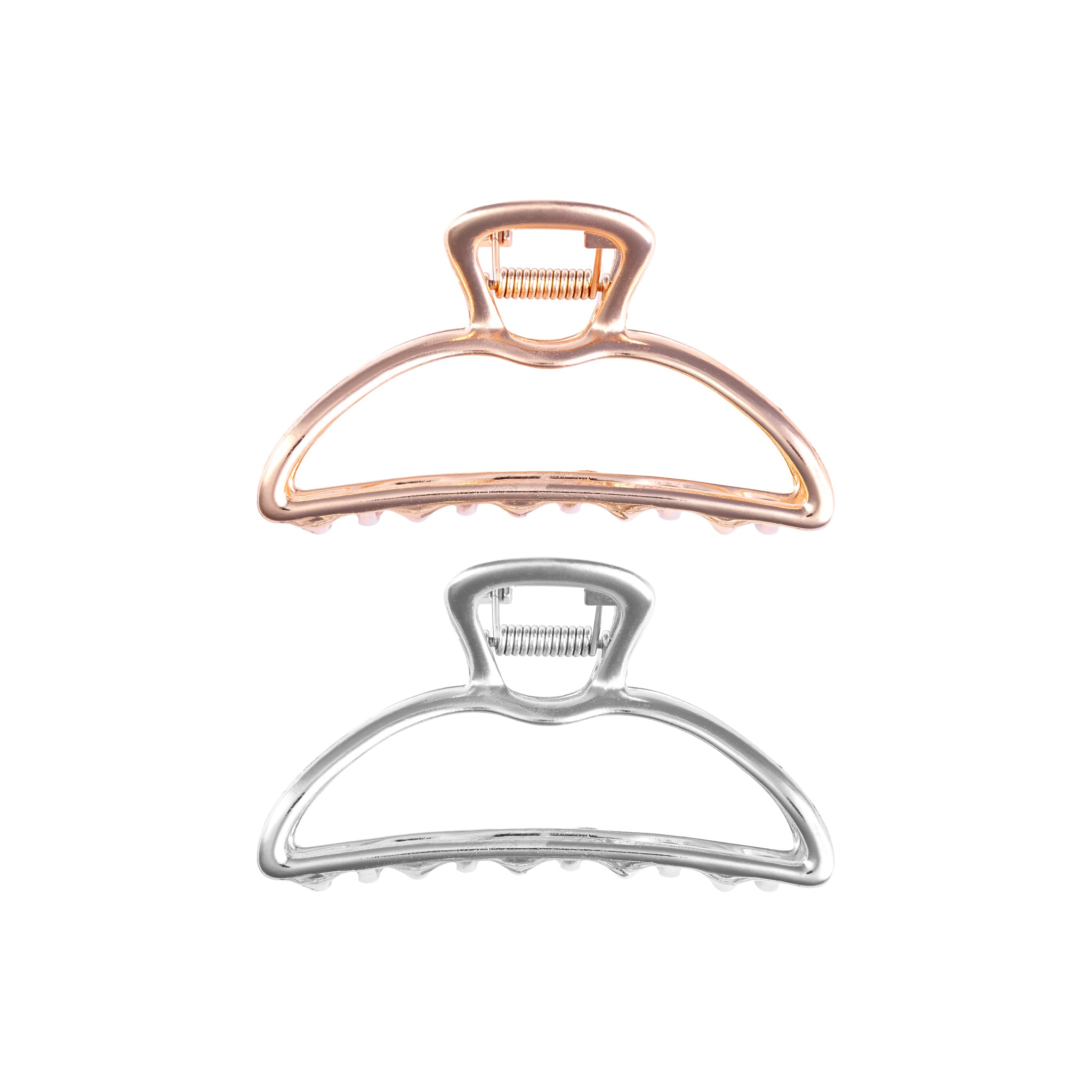 Brushworks Elegant Metal Claw Clips – 2 Pack